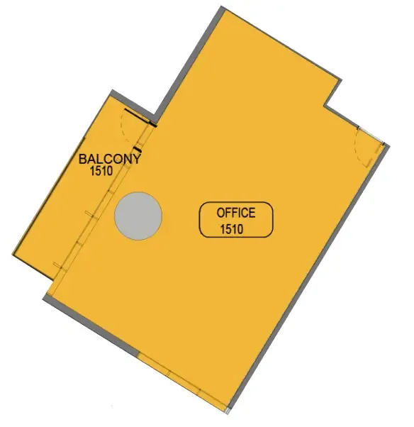  bedroom Office floor plan at Samana Barari Avenue