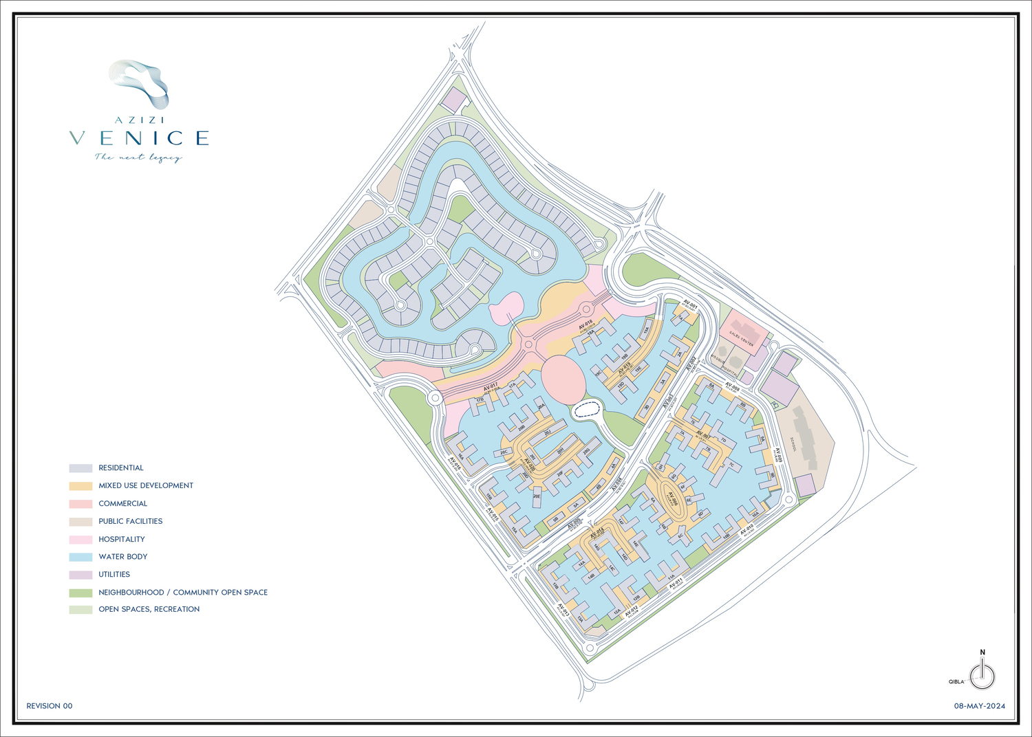 Azizi Venice master plan 1
