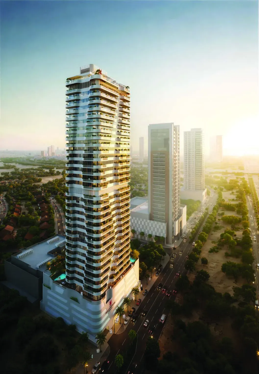 Azha Millennium Residences by Azha Properties in Al Barsha South 5