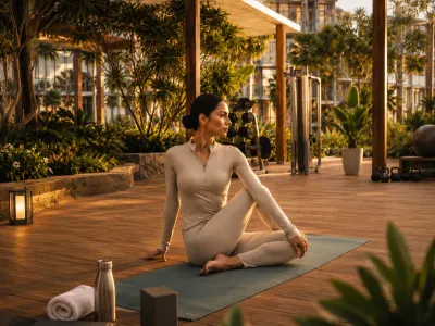 Outdoor Fitness Area & Yoga Deck