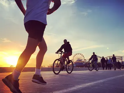 Jogging And Cycling Paths