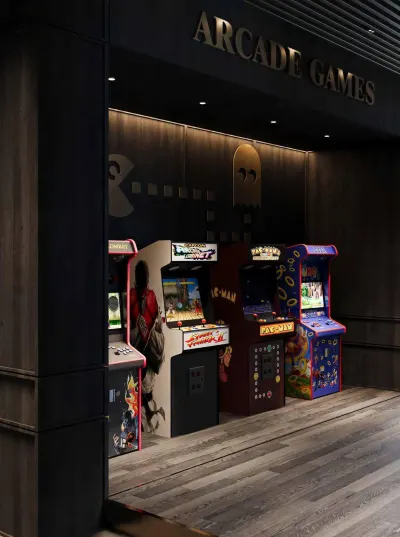 Retro Arcade & Driving Simulator