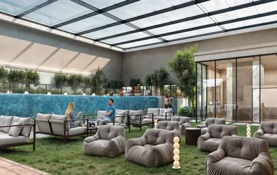 Rooftop Outdoor Lounge