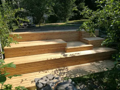 Viewing Platform & Stepped Terraces