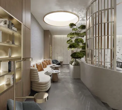 Lobby For Working, Lounging And Reading