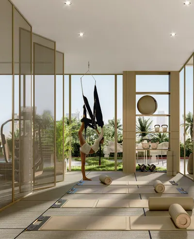 Indoor Yoga Studio