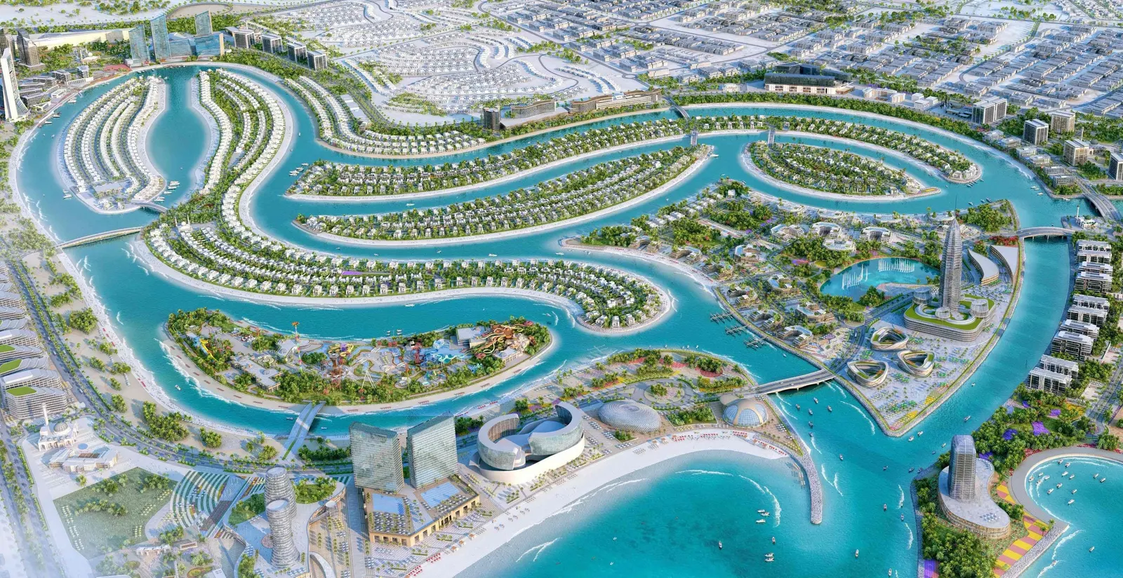Sun Island Villas by Ajmal Makan Real Estate Development in Al Hamriya