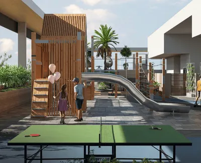 Table Tennis & Kids Play Area