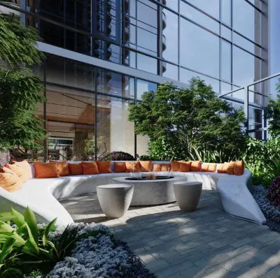 Landscape and Seating Areas