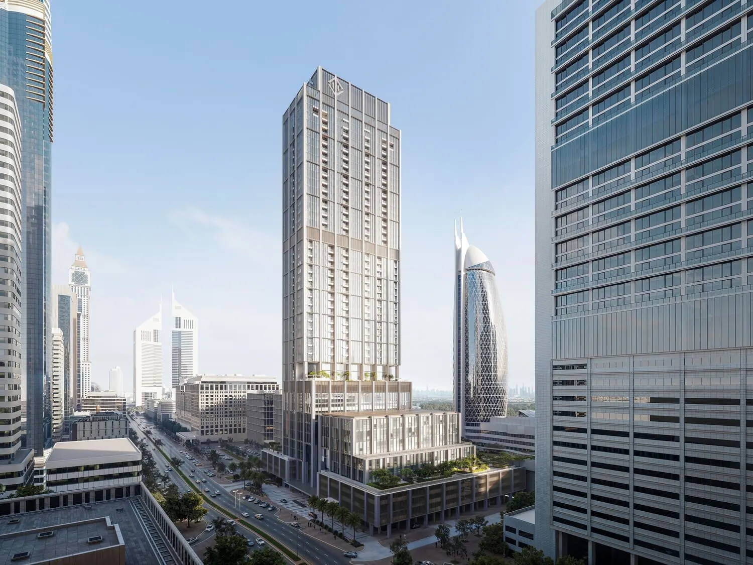 DIFC Heights Tower by Dubai International Financial Centre (DIFC) in DIFC (Dubai International Financial Center)