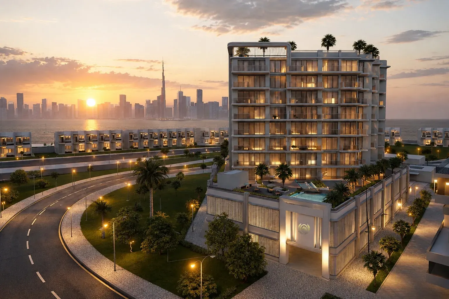 Sea View Residence by Sama Ezdan Real Estate Development in Dubai Islands (Palm Deira)
