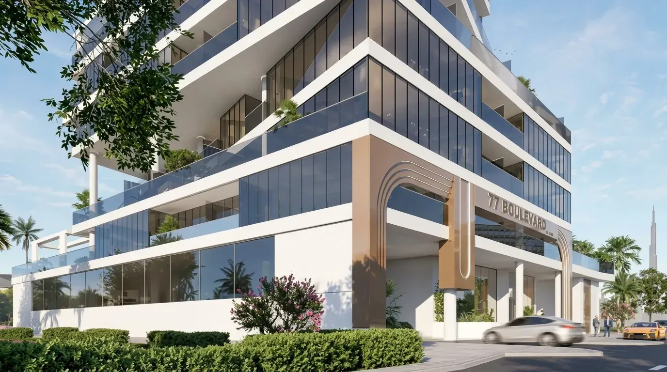 77 Boulevard by BAMX Development, off-plan development in JVC (Jumeirah Village Circle)