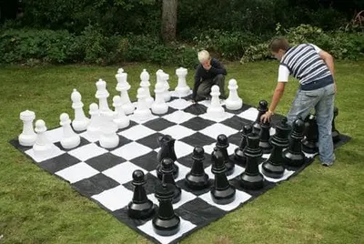 Giant Chess Play Area