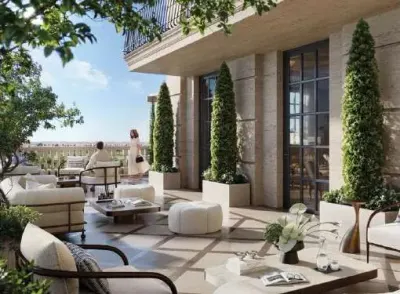 Serene Outdoor Lounge Spaces