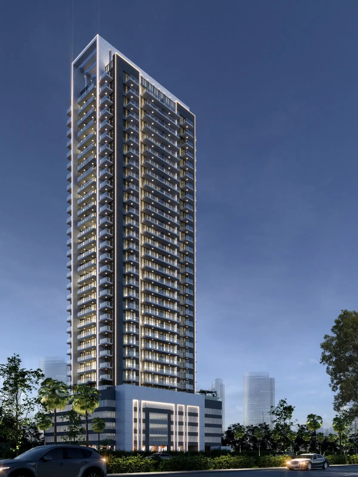 Violet Tower by Dubai Investments Real Estate in JVC (Jumeirah Village Circle)