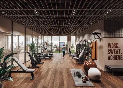 Gym & Meditation Outdoor Area