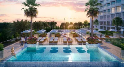 Two Temperature-Controlled Swimming Pools