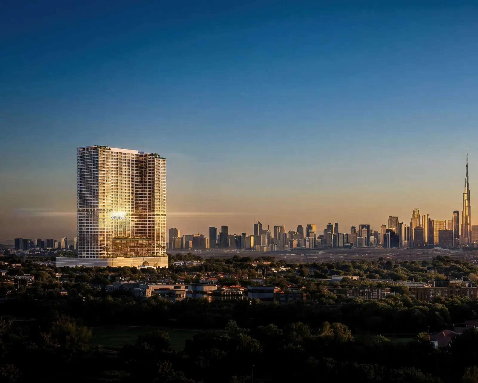 The WOW Tower by Mr. Eight Development in Dubai Land Residence Complex