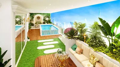 Private Terrzce Garden
