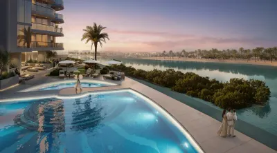 Sunlit Pool Overlooking Mangroves