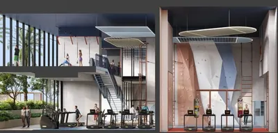 State-Of-The Art Gym With Mezzanine