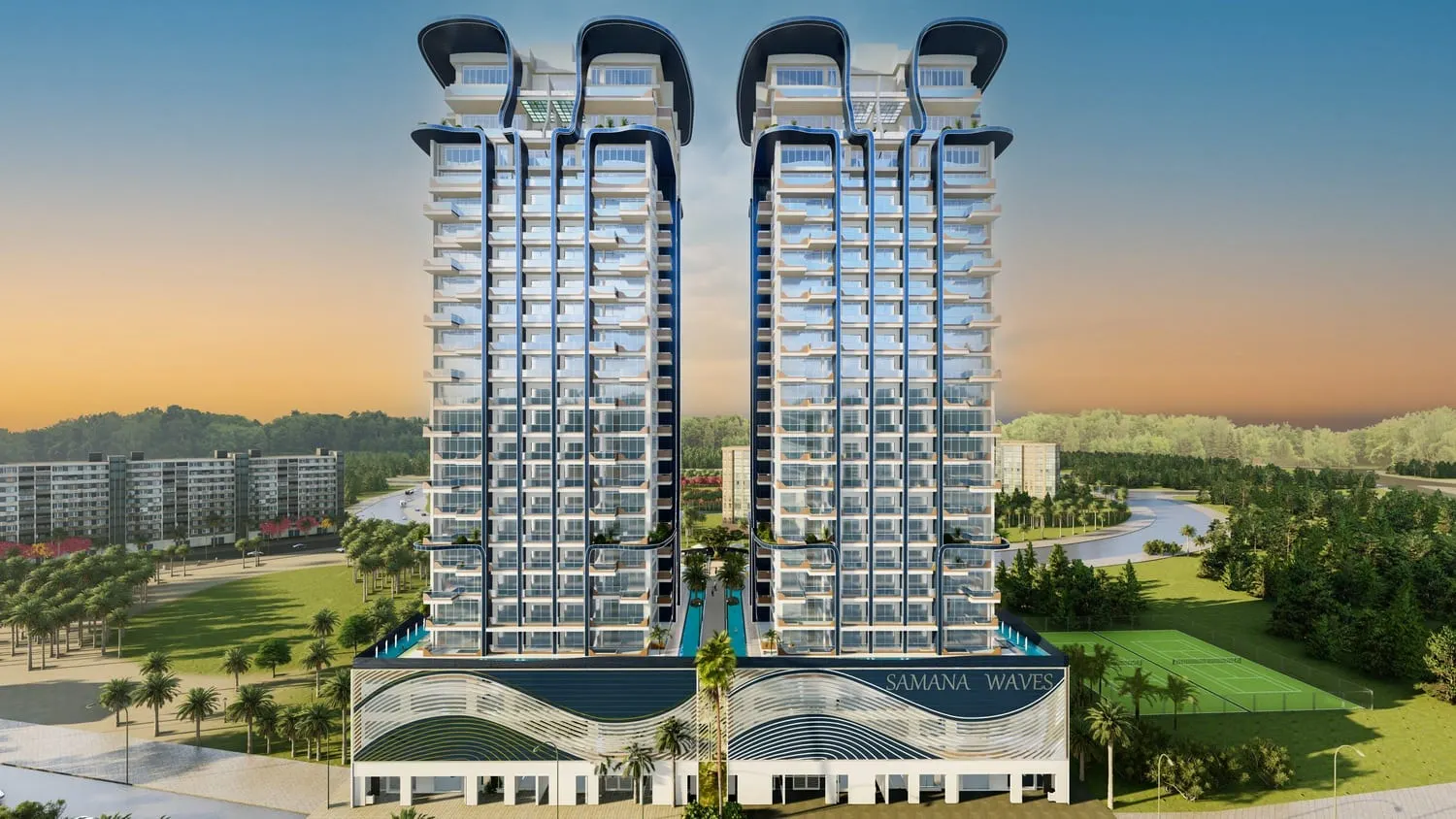 Samana Waves Phase II by Samana Developers in JVC (Jumeirah Village Circle)