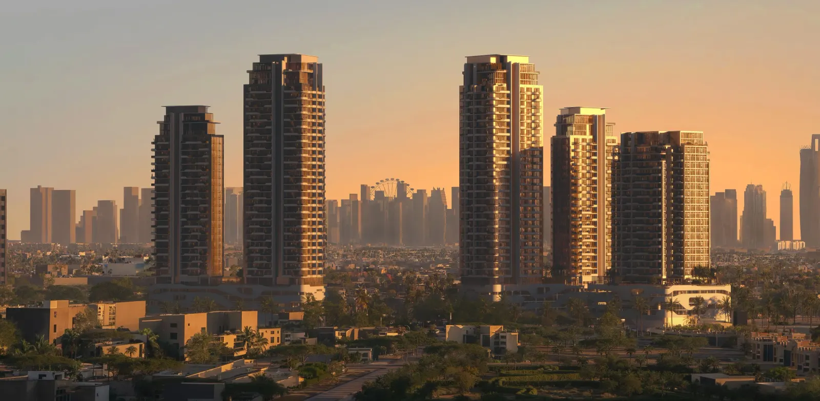 The Orchard Place Towers D & E by Peak Summit Real Estate Development, off-plan development in JVC (Jumeirah Village Circle)