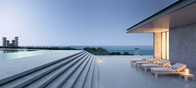 Lushly Landscaped Deck Area