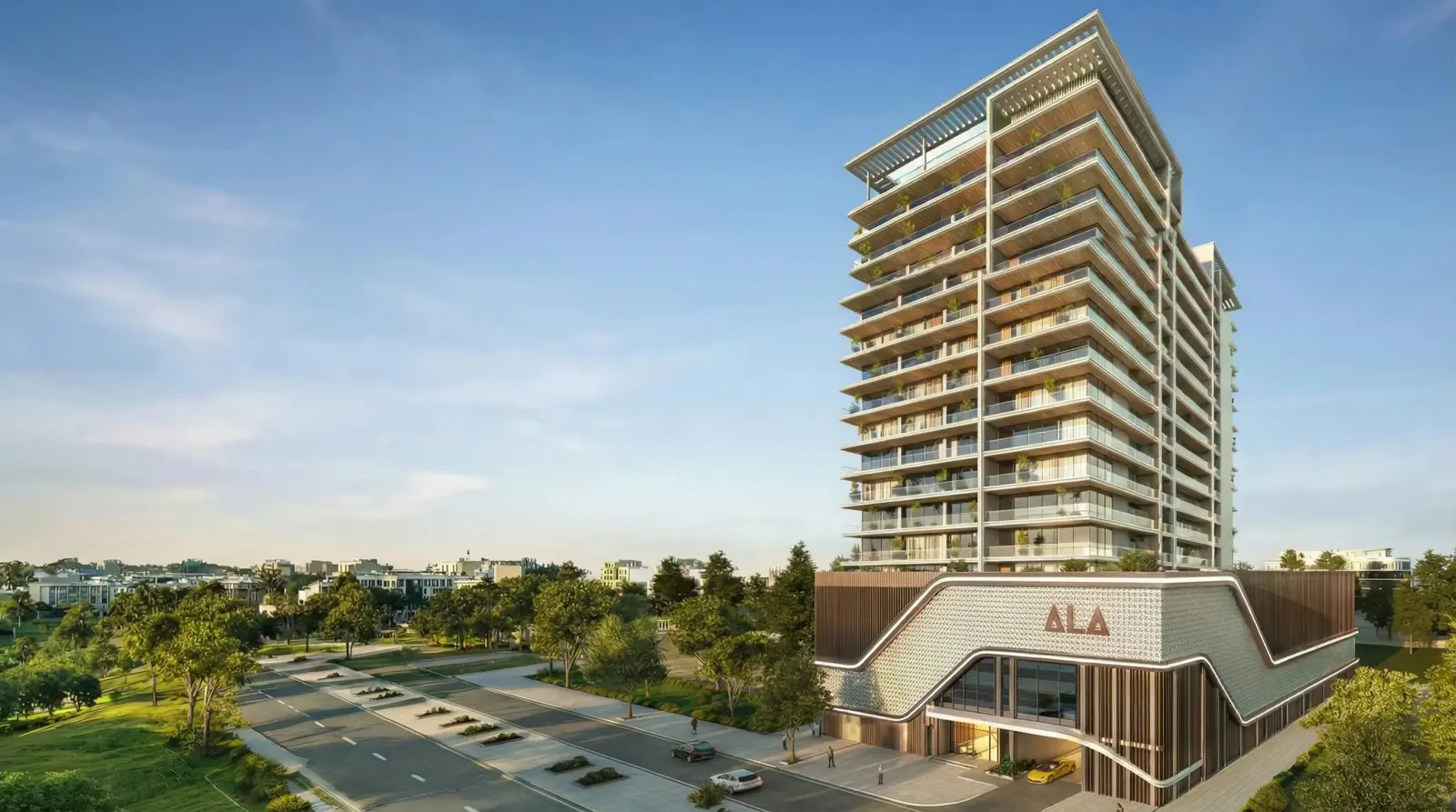Havencia by ALA Developments in Dubai Land Residence Complex