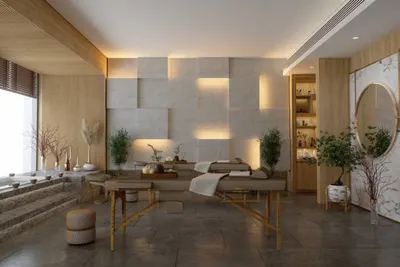 Indoor Spa Relaxation Area