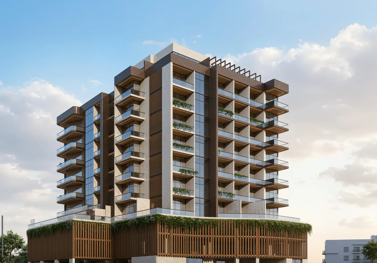 Golf Terrace Residences by Asak Real Estate Development in Dubai Production City