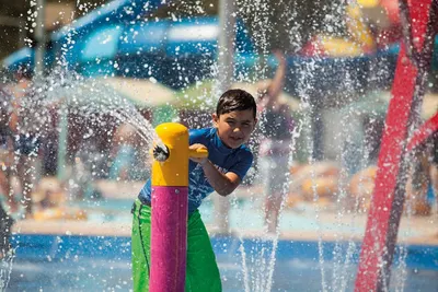 Kids Outdoor Park & Splash Pool