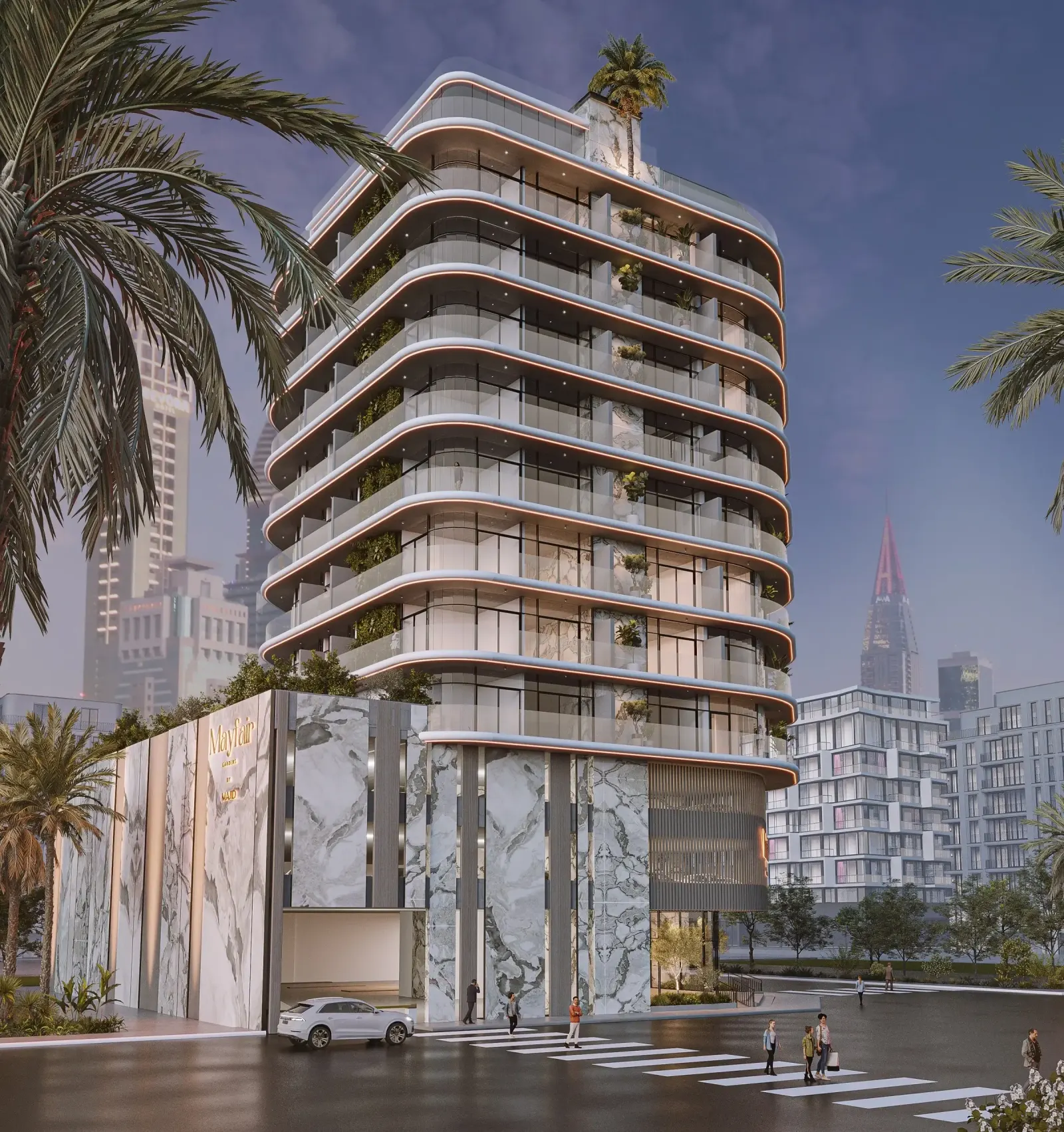 Mayfair Gardens by Majid Developments, off-plan development in Al Satwa