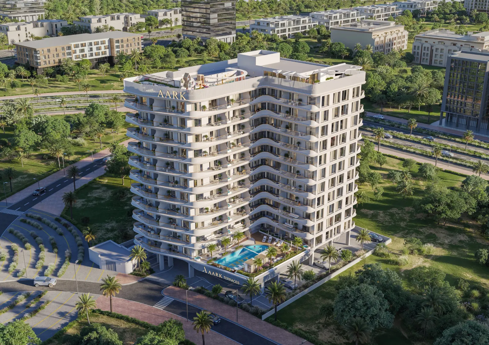 Aark Terraces by Aark Developers in Dubailand Residence Complex