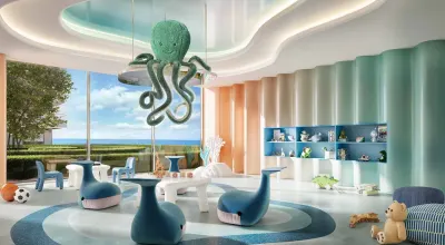 Underwater-themed Kids Area