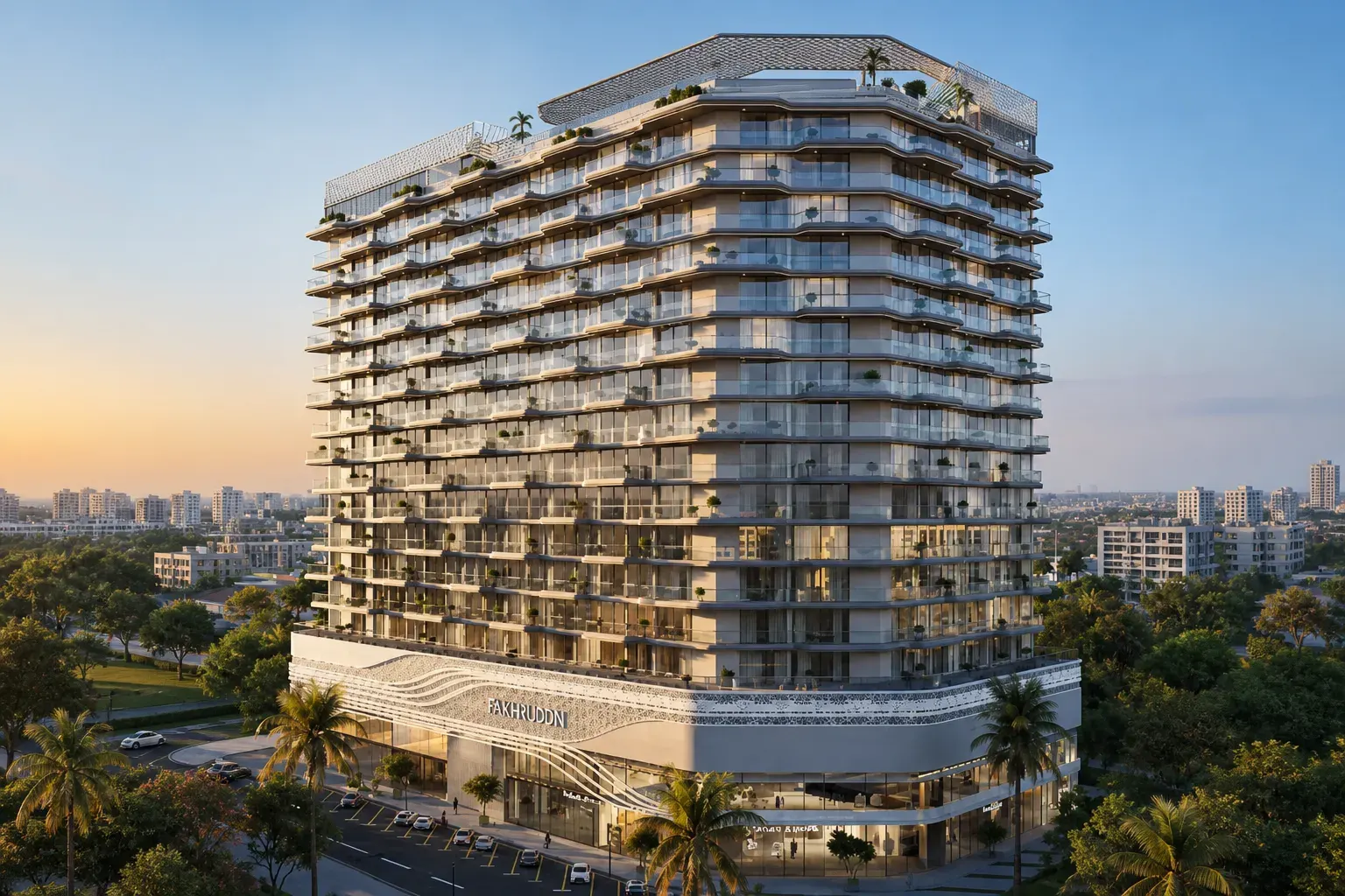 Treppan Vision by Fakhruddin Properties Development, off-plan development in Dubai Land Residence Complex