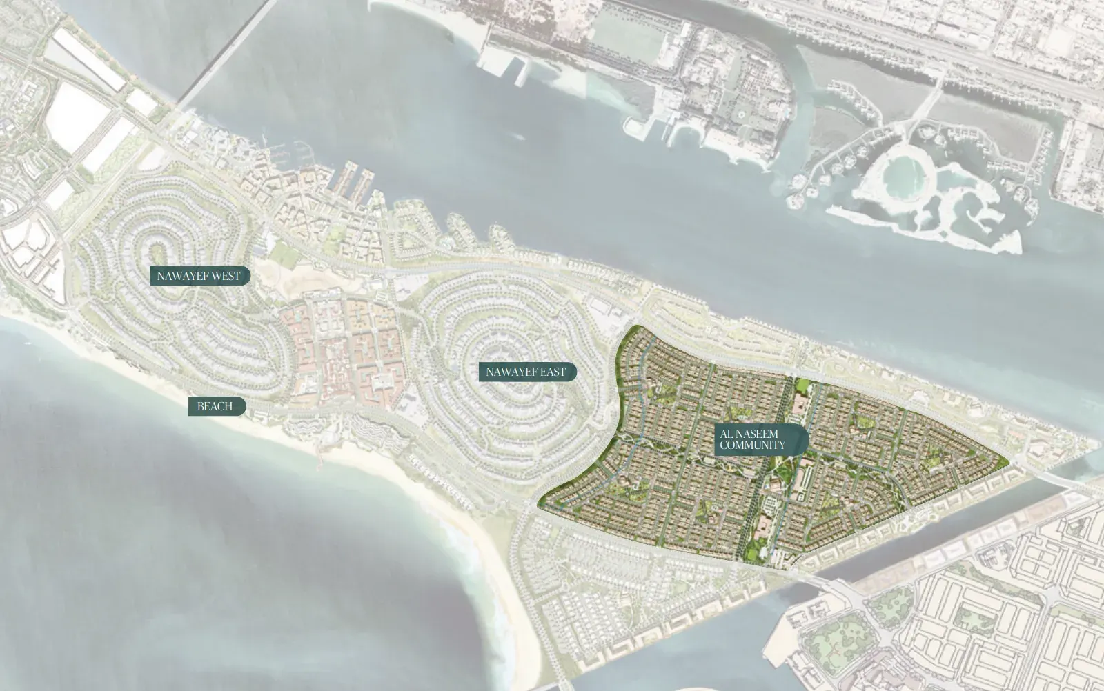 Al Naseem Villas by Modon Properties master plan 1