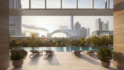 Outdoor Sky Lounge With Sunken Seating Area