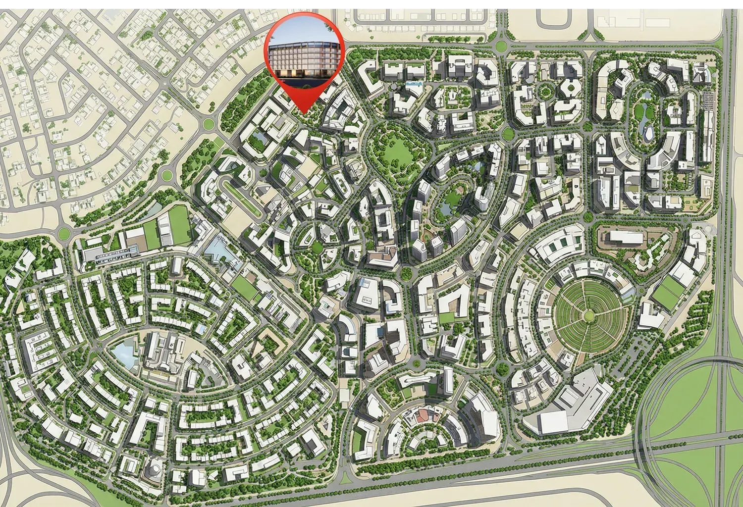 Binghatti HillCrest master plan 1
