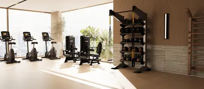 2 Gyms With Yoga Area