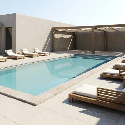 Sun Loungers, Sunken Seating and Cabanas