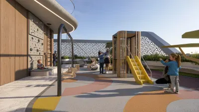 Kids Play Area & Climbing Wall