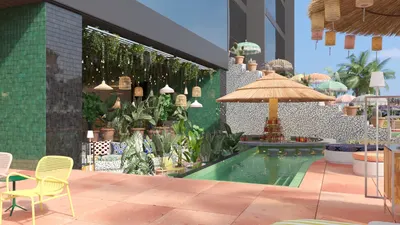 Swim-Up Bar