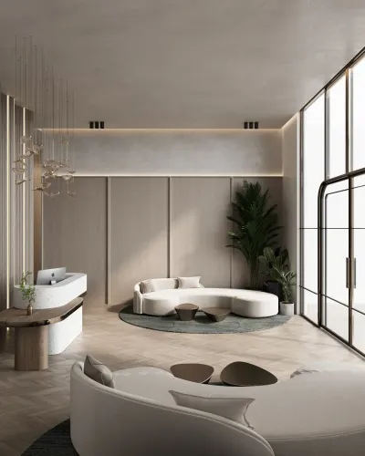 Residents' Lobby with the Concierge Service