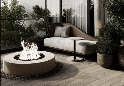 Balcony Living Scene