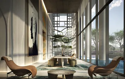 Double-Height Meeting Lounges