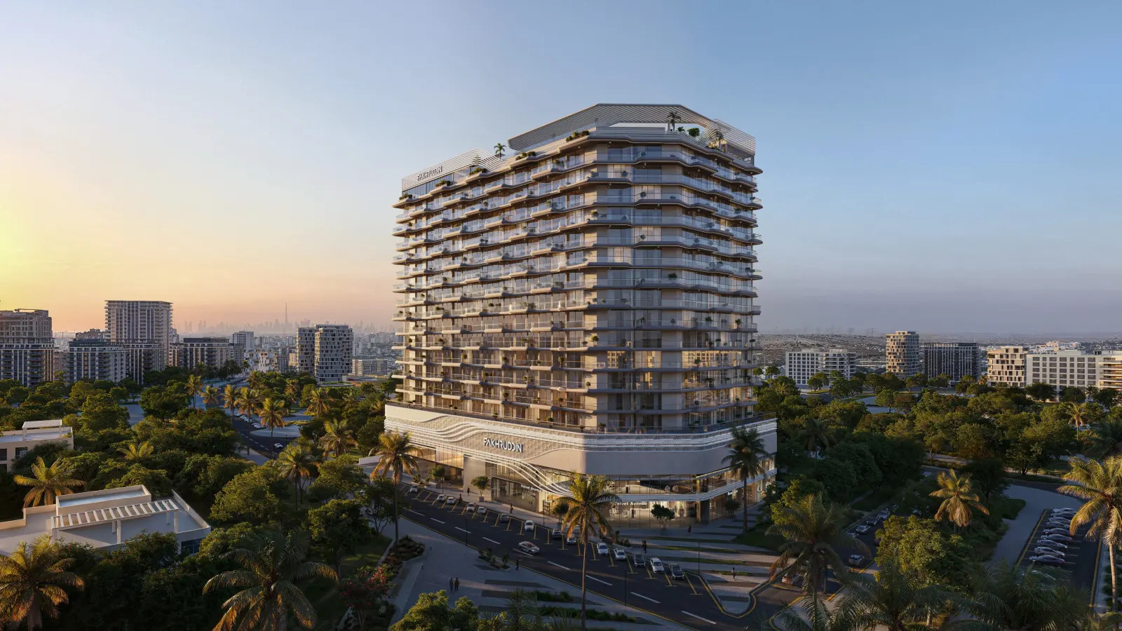 Treppan Vision by Fakhruddin Properties Development, off-plan development in Dubai Land Residence Complex