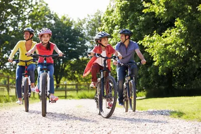 Jogging And Bicycle Tracks