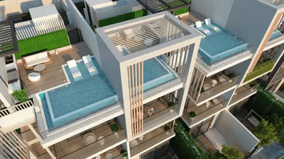 Integrated Bbq Area On Rooftop